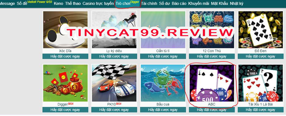 giao dien choi baccarat tinycat99
